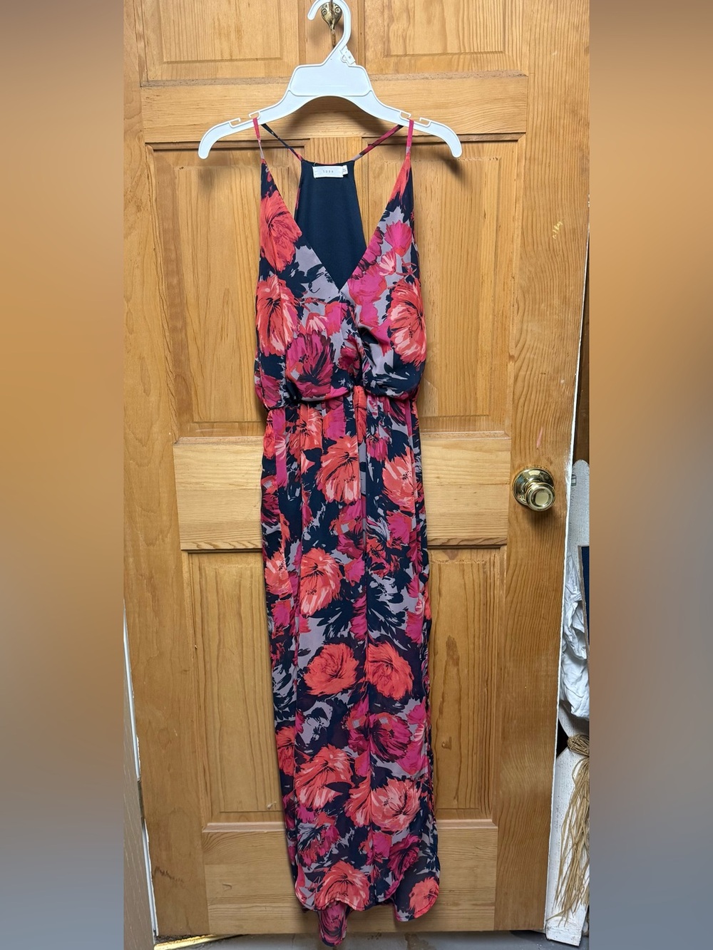 Lush Floral Maxi Dress, Women's XS